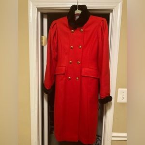 Girls’ size 14 red Rothschild long coat